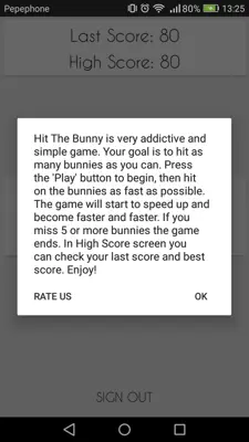 Hit The Bunny android App screenshot 1